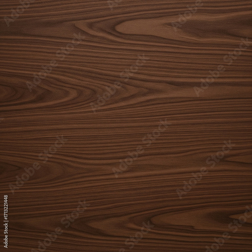 Dark Walnut Wood Grain Background, Natural Matte Finish

