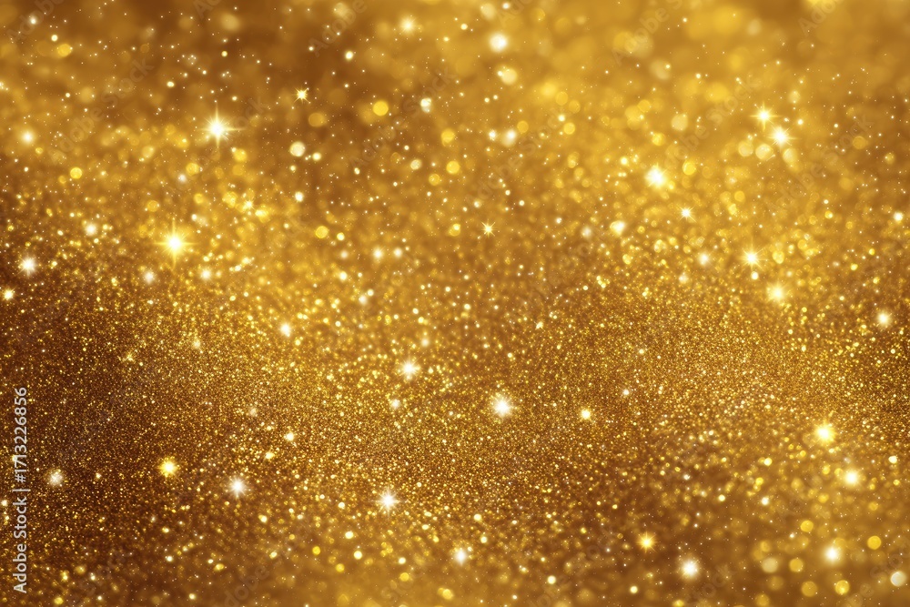 Obraz premium Golden glitter bokeh background (1)