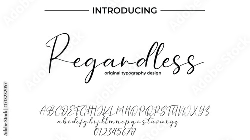 Regardless - Elegant Script Font for Smooth Handwritten Design and Creative Typography