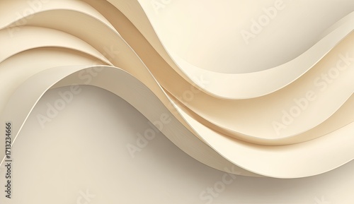 Creamy, flowing,  3D curves