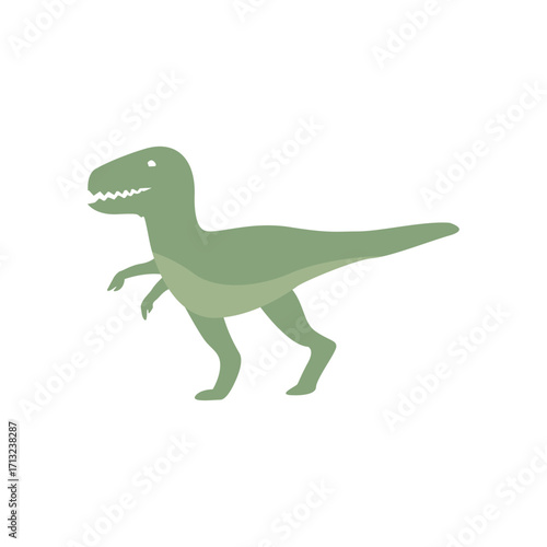Cartoon Tyrannosaurus Rex Illustration Prehistoric Reptile Art