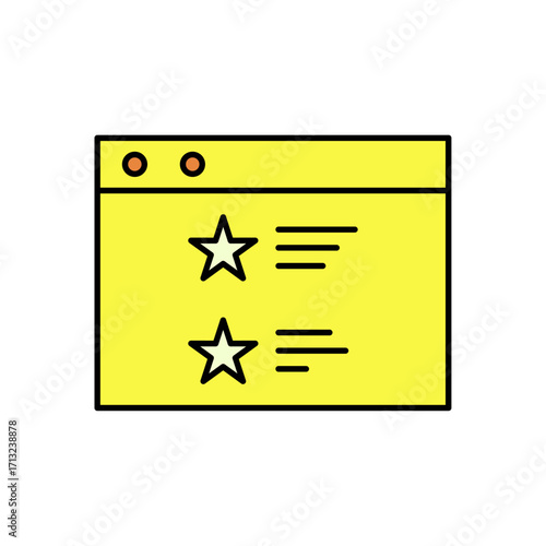 Website Review System Star Ratings and Feedback