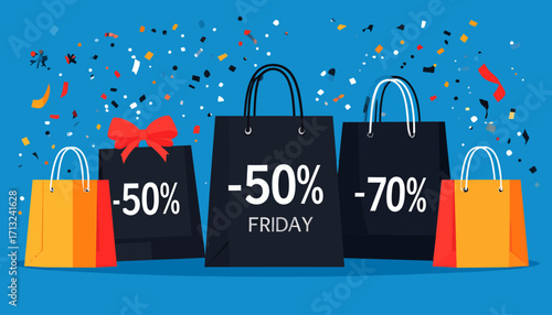 Celebrate massive savings with exciting discount offers on stylish shopping bags, perfect for seasonal sales events and incredible bargain hunting opportunities