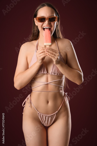 Beautiful young happy woman...