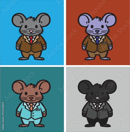 The Four Suited Mice