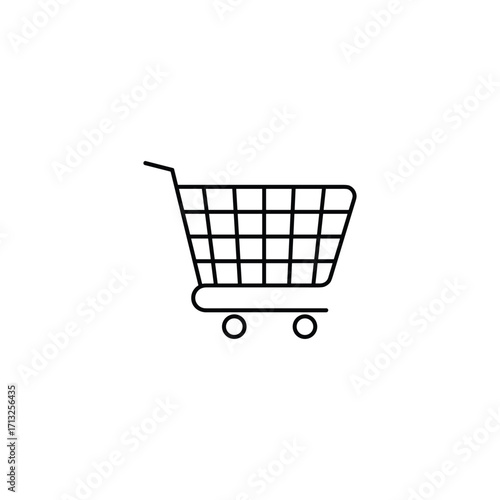 E-Commerce and Shopping Cart Icon Set | 10 Minimalist Line Icons for Online Retail, Shopping Baskets, Carts, Bags, and Mobile Purchases | Perfect for Web Design, Apps, and Digital Marketplaces