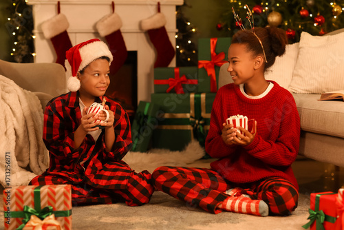 Happy African-American chil...