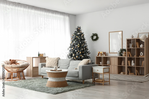 Interior of light living ro...