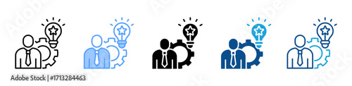 Competency icon sheet multiple style collection