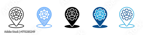 Talent Mapping icon sheet multiple style collection