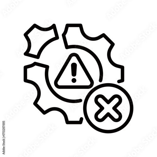 Damage line icon