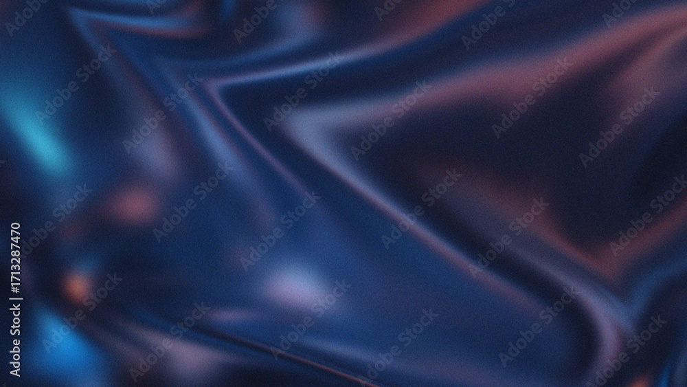 Obraz premium Elegant Fluid Metallic Noise with Smooth Ripples and Reflective Surface.