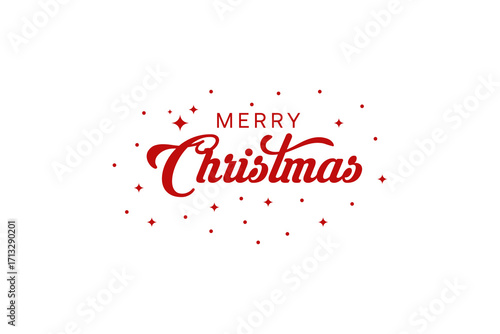 Merry Christmas and happy new year typography, December, stars, Christmas, Frost, red, snowball Christmas typography in vector EPS, 10.