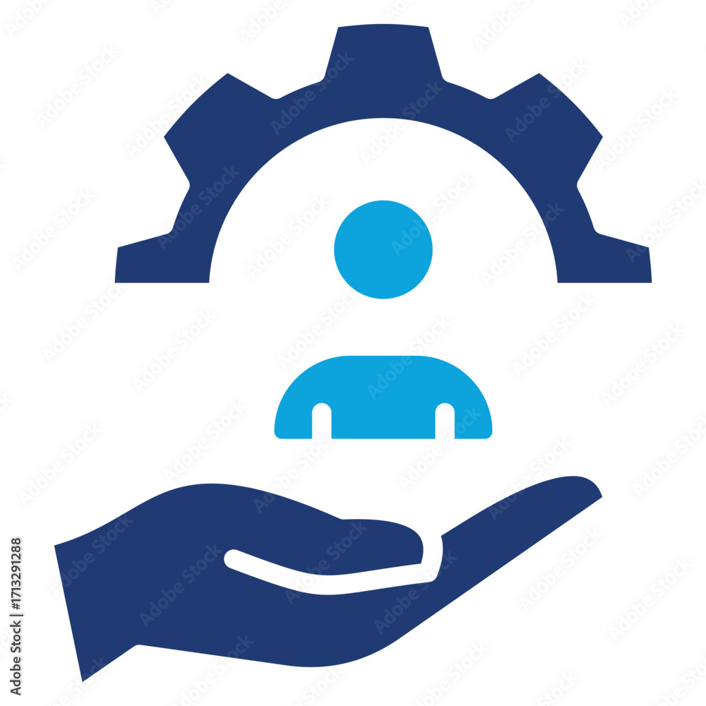 Obraz premium Talent Development Strategy Mixed color icon