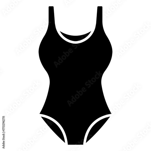 black and white bikini