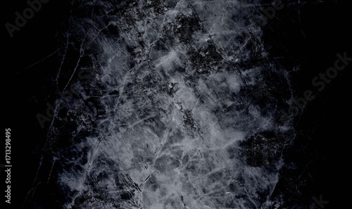 Detailed x-ray image of intricate structures emerging from dark void