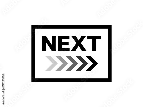 Free Download 「NEXT」連続矢印ボタン - GFXLoad