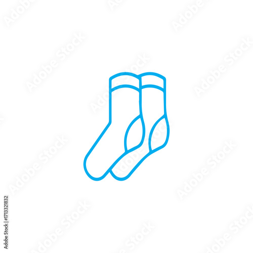 Pair of Blue Socks