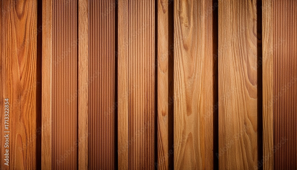 Fototapeta premium Cladding Wall Background Vertical Wood Panel Surface