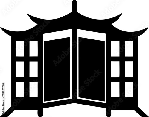 Room Divider or Privacy Screen Icon