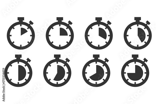 stop watch sign, Set of stopwatch icon, Set of sports stopwatch icons showing time, stopwatch, set of stopwatch, icon of stop watch