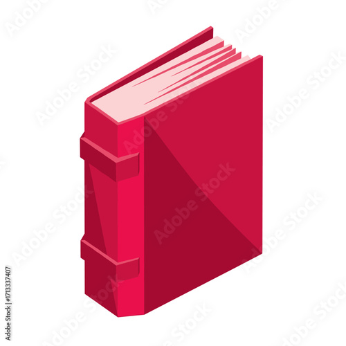 Colorful Hardcover Book with Vertical Spine Design Ideal for Stationery and Office Supplies