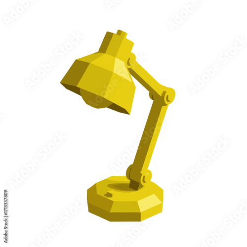 Stylish Yellow Desk Lamp for Modern Home Office or Study – Adjustable Lighting Fixture for Workspace