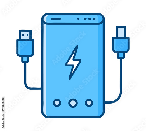 Powerbank ilustracja