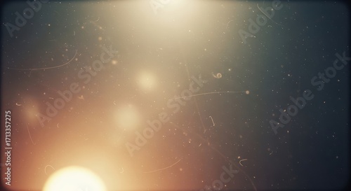 Textured light leak background, creating a vintage or retro aesthetic cinematic