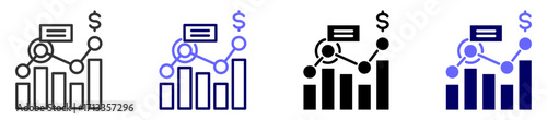 Market Icon set Multiple style 
