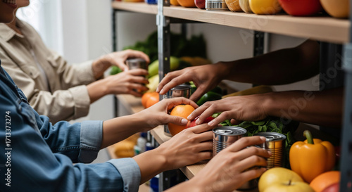 Community Volunteering at Food Bank