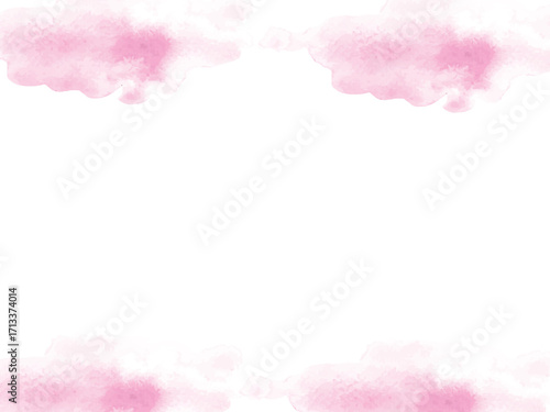 Beautiful soft pink watercolor textured background ideal for romantic, artistic, and abstract creative design uses such as invitations, posters, and digital graphics