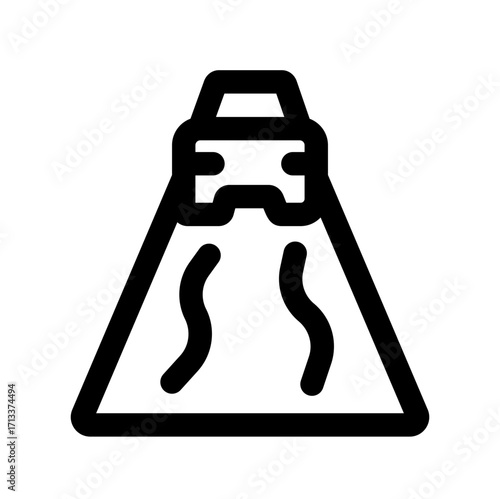 slippery road 