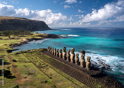 Φωτογραφία Easter Island Moai Statues