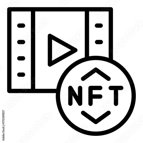 nft video icon line