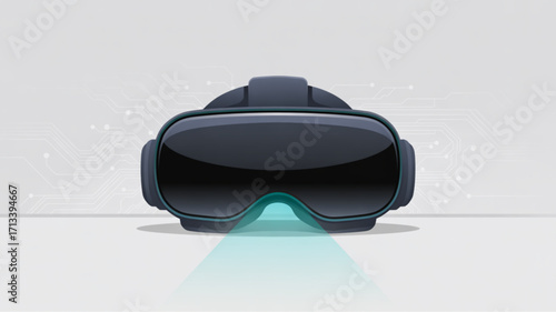 Virtual reality headset vr glasses for gaming metaverse and augmented reality experience technology device