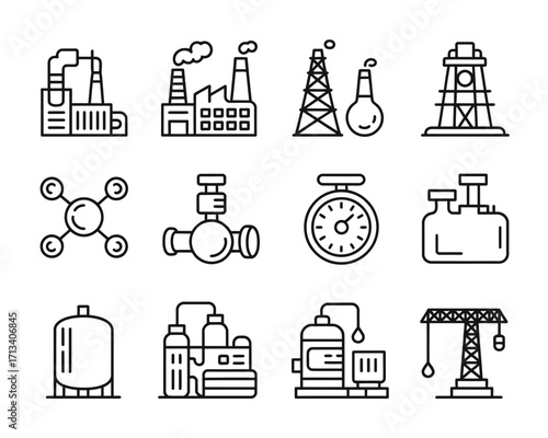 chemistry and science icons