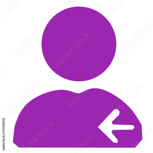 Purple User Access Icon