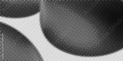 Abstract Black And White Halftone Dot Texture Background. eps10