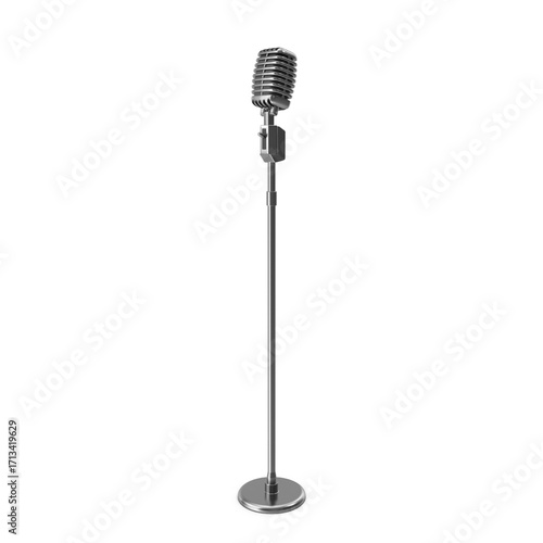 microphone isolated on white