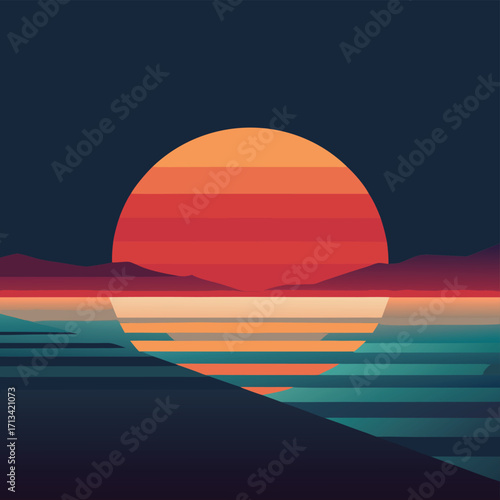 sunrise over the sea