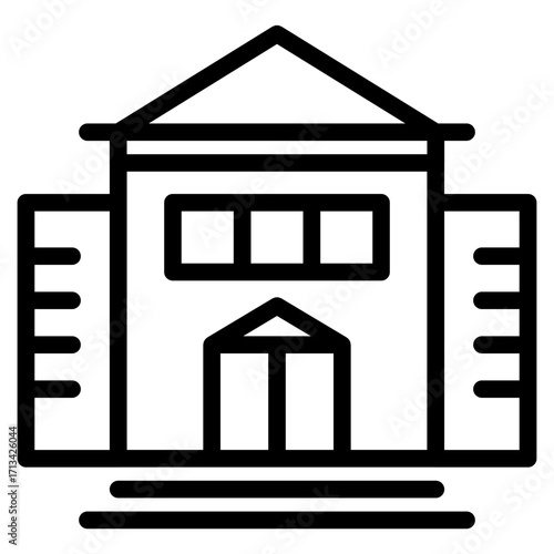 school, university, elementary school icon