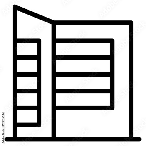 skycraper, office, building icon