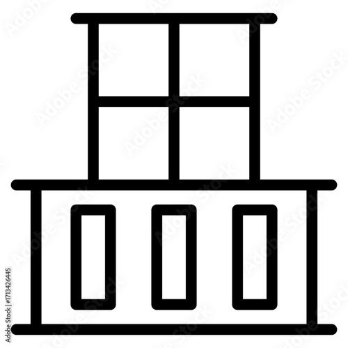 skycraper, office, building icon