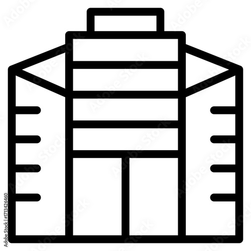 skycraper, office, building icon