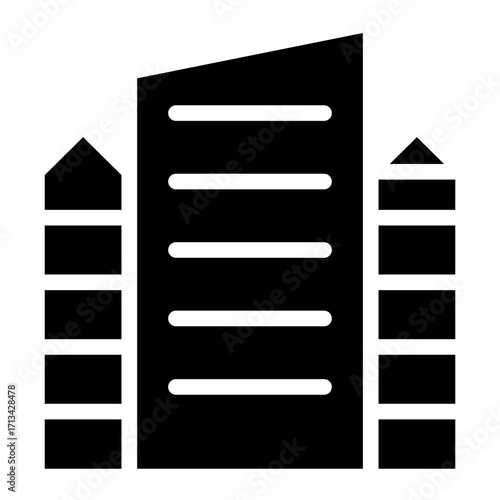 skycraper, office, building icon