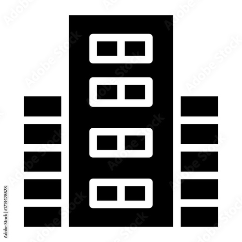 skycraper, office, building icon