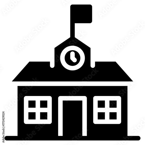 school, university, elementary school icon