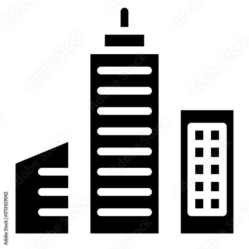 skycraper, office, building icon