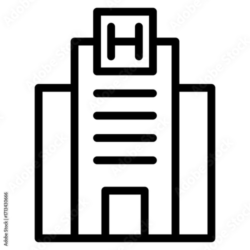 hospital, clinic icon